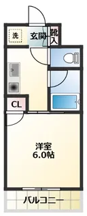 オランダ弐番館【2階】の間取り