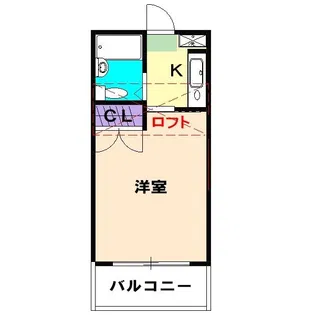 ラ プランセス【2階】の間取り