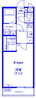 リブリ・ブロッサム武蔵小杉【2階】の間取り