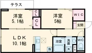 (仮)セレスティア豊玉南【1階】の間取り