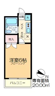 ブランハイム【3階】の間取り