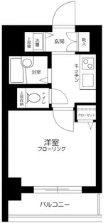 パークウェル浅草【9階】の間取り
