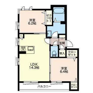 レラーブル【3階】の間取り