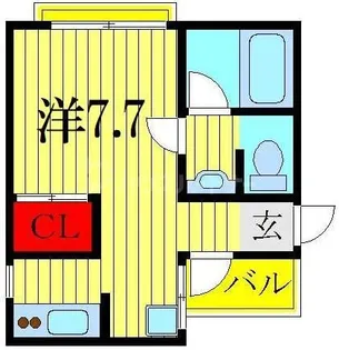 パラシオアマリージョ【2階】の間取り