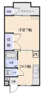 ベルハウス江陽【2階】の間取り