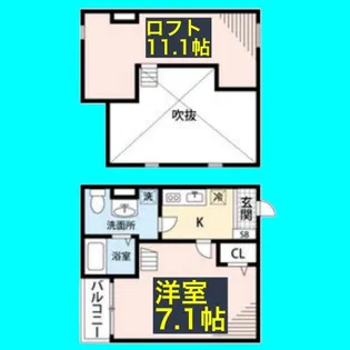 パルティーレ【2階】の間取り