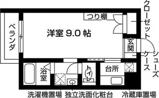 モルゲンレーテ【4階】の間取り
