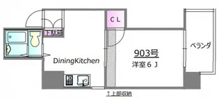 第1片山ビル【4階】の間取り