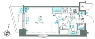 フェニックス新川崎【1階】の間取り