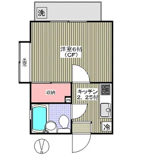 アーバンハイツTEN【1階】の間取り