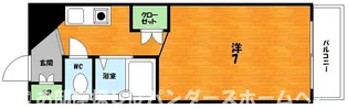 スカイパレス有馬【8階】の間取り
