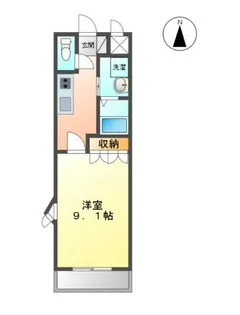 パークヒルズ庄町【2階】の間取り