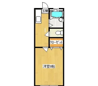 キャッスル若宮【2階】の間取り