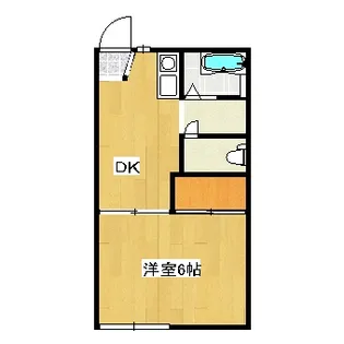 中野ハイツ【1階】の間取り