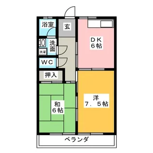 ハイツ72【2階】の間取り