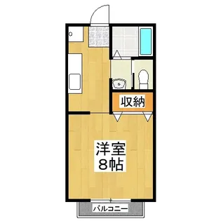 アンダンテ東岡山【1階】の間取り