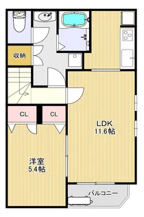 東京都世田谷区祖師谷1【アパート】の間取り