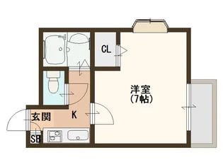 大阪府大阪市住之江区中加賀屋3【マンション】の間取り