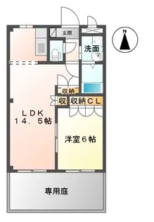 福岡県飯塚市大日寺【アパート】の間取り