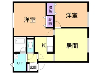 ミルツ啓北【2階】の間取り