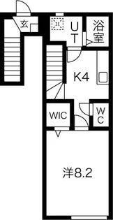 RESI大沢川原I【2階】の間取り