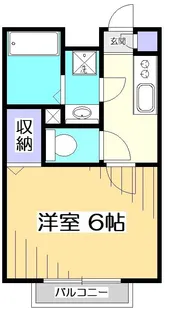 東京都国分寺市東戸倉2【アパート】の間取り