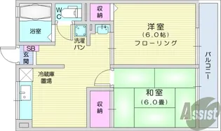 TOMATO B棟【2階】の間取り