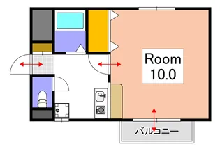 アトラス北長瀬【3階】の間取り