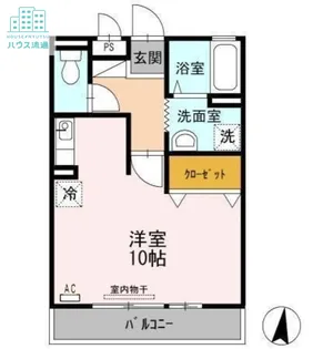 ベイサージュ富の原 B棟【3階】の間取り