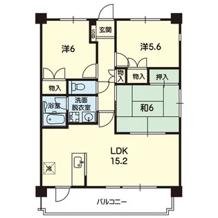 ソアー渡鹿一番館【1階】の間取り