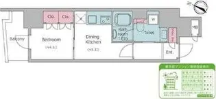 東京都中央区日本橋本町4【マンション】の間取り
