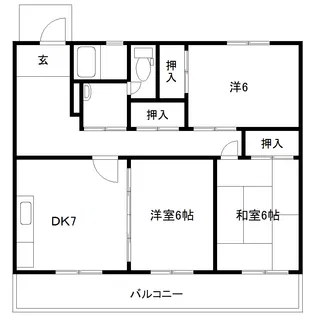 アリアンス出水【2階】の間取り