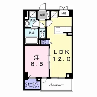 九条3丁目マンション(027477101)【4階】の間取り