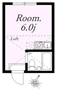 ユナイト大口スコティッシュロード【2階】の間取り