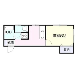 サンライズ寿【1階】の間取り