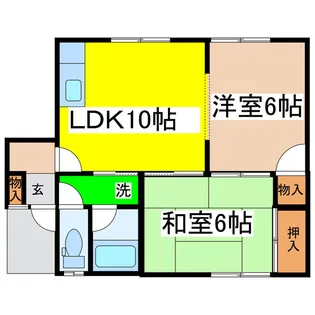 マルショウハイツ【2階】の間取り