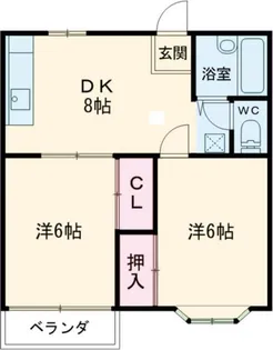 ヴェルデパルコ【2階】の間取り