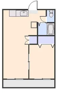コミューン児玉C【1階】の間取り