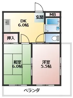 GARBO淡路【4階】の間取り