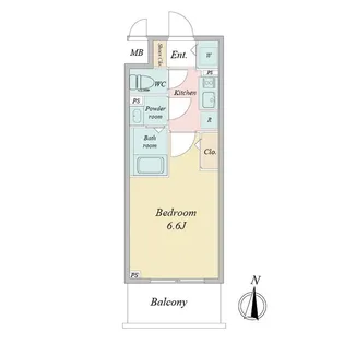 大阪府大阪市西区立売堀1【マンション】の間取り