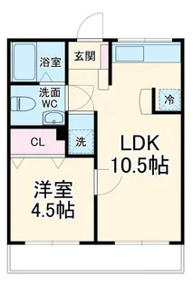 第一秋善ビル【4階】の間取り