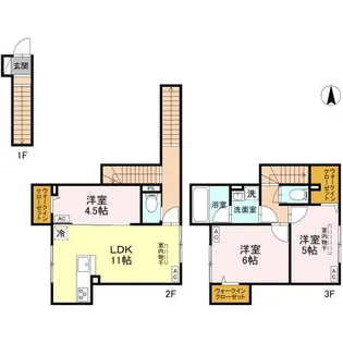 セレスティア竹の塚の間取り