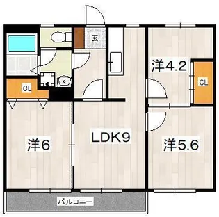 加藤マンション【3階】の間取り