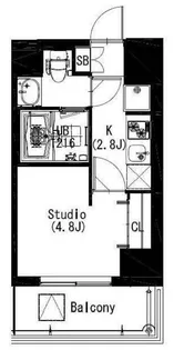 エスティメゾン戸越【3階】の間取り