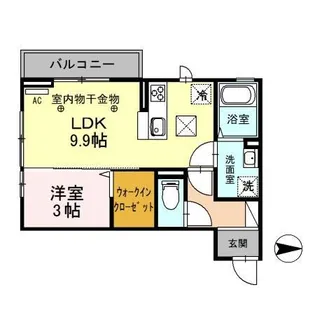 アヴニール【2階】の間取り