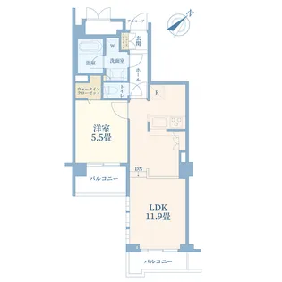神宮前シティハウス【2階】の間取り
