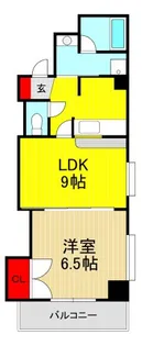 ティアラ21【7階】の間取り