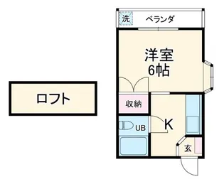 ホーユーパレス【2階】の間取り