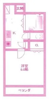 カリーノ溝の口【2階】の間取り
