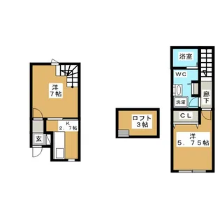 CATS SITE【1階】の間取り